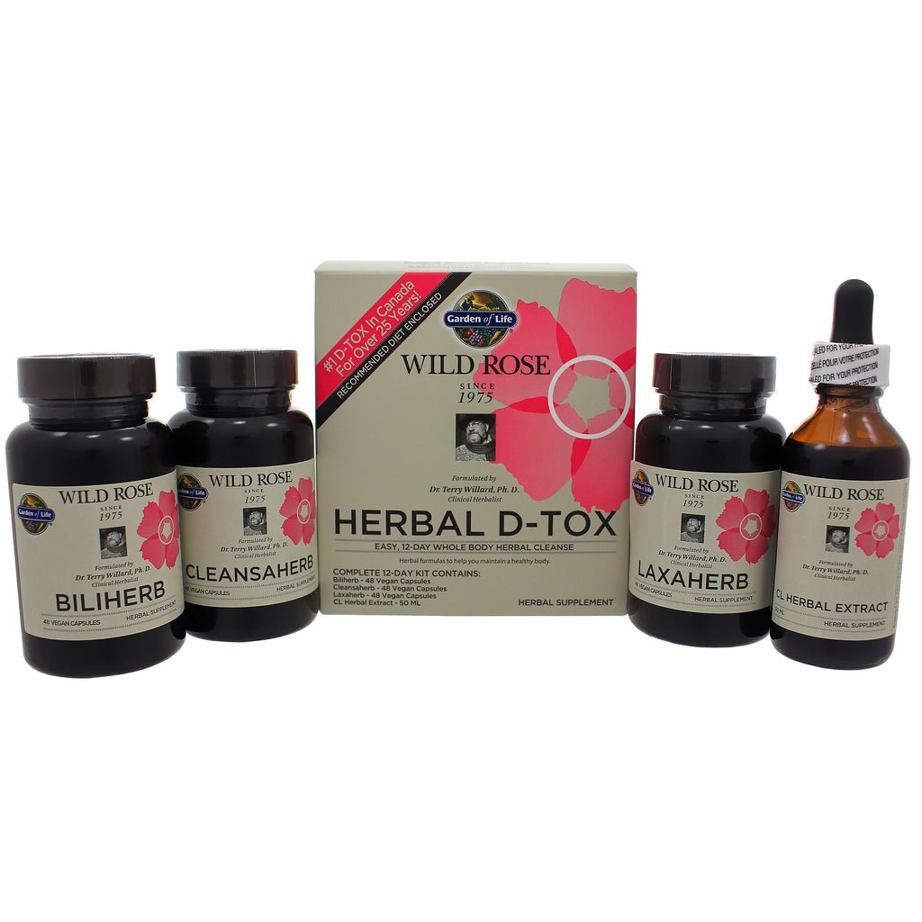 Wild Rose Herbal D-Tox Kit (12 Day)