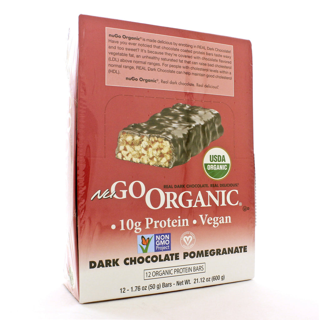 NuGo Organic - Dark Chocolate Pomegranate