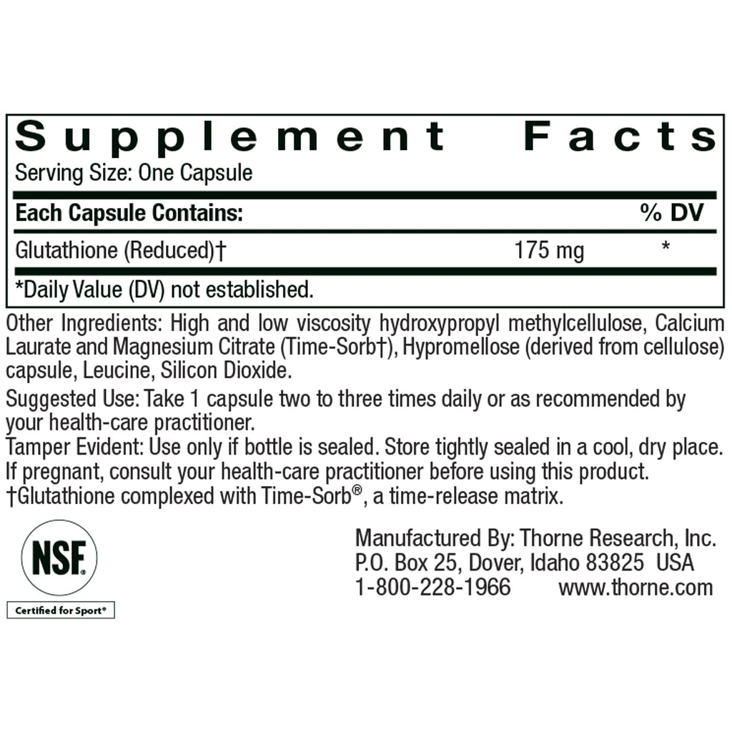 Glutathione-SR (175mg) | personalpower Glutathione-SR (175mg) | personalpower