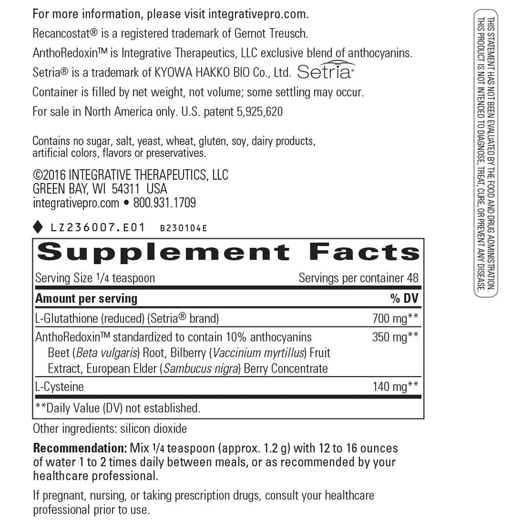 recancostat glutathione Recancostat Powder