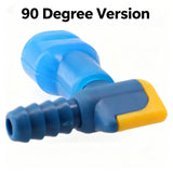 90 degree/Straight Replacement Hydration Bags Bite Valves with Switch Sports Hydration Drink Pack Replacement Bite Valve Nozzle Mouthpiece