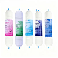 5 STAGE RO WATER FILTER PP SEDIMENT+PRE Carbon+POST Carbon+50/75 GPD RO MEMBRANE+T33 replacement filter REVERSE OSMOSIS SYSTEM