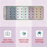 Far Infrared PEMF Magnetic Therapy Bio-Crystal Mat Chakra Energy Photon Massage Cushion with Heating Long Wave Tech 59"x 19.6"