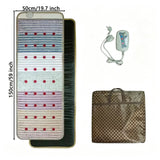 Far Infrared PEMF Magnetic Therapy Bio-Crystal Mat Chakra Energy Photon Massage Cushion with Heating Long Wave Tech 59"x 19.6"