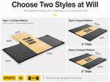 Custom Olympic Lifting Platform - Add Your logo to Your New Weight Lifting Platform