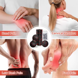 Hollow Yoga Roller & Massage Peanut Ball Set – Deep Tissue Muscle Recovery & Stretching Kit