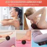 Hollow Yoga Roller & Massage Peanut Ball Set – Deep Tissue Muscle Recovery & Stretching Kit