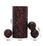 Hollow Yoga Roller & Massage Peanut Ball Set – Deep Tissue Muscle Recovery & Stretching Kit