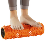 Electric Vibrating Foam Roller – Rechargeable Deep Tissue Massage Roller with 5 Vibration Modes