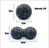 8cm Peanut Massage Ball | High Density Fascia Ball for Deep Tissue Muscle Relief | Myofascial Release, Yoga, Fitness & Physical Therapy