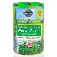 Perfect Food Raw-100% Organic Young Wheat Grass Juice