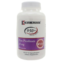 Zinc Picolinate 25mg - Hypoallergenic