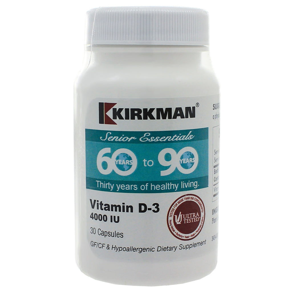 60 to 90 Vitamin D3 4000 IU