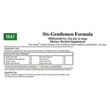 Six-Gentlemen Formula (H43)