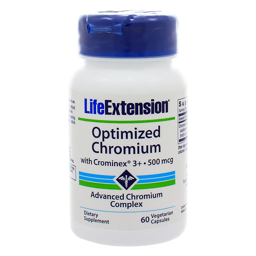 Optimized Chromium with Crominex 3+ 500mcg