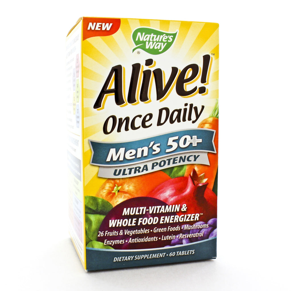 Alive! Once Daily Mens 50+ Multi (Ultra Potency)