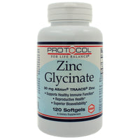 Zinc Glycinate 30mg Albion TRACCS Zinc