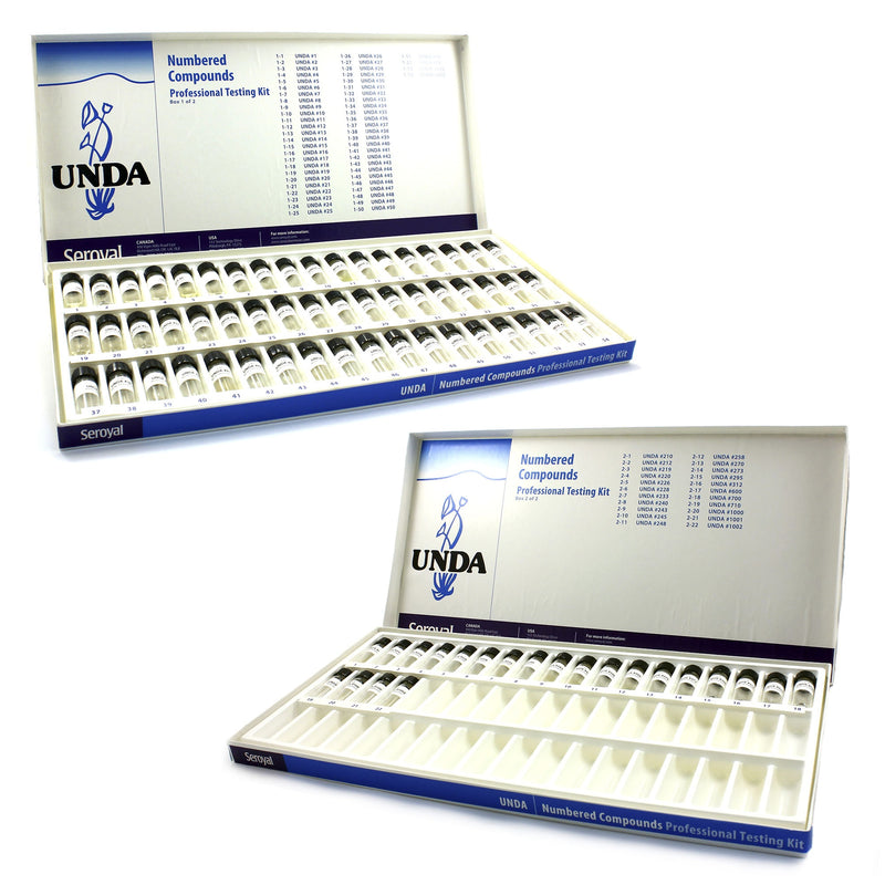 Unda Numbered Compounds/Test Kit 77 vials | personalpower